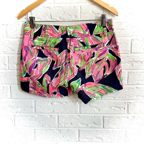 Lilly Pulitzer Women’s Shorts Callahan In The Vias Leaf Short Size 00 - Picture 4 of 5